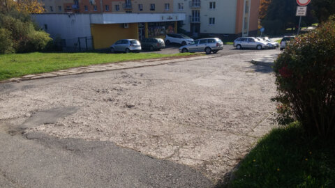 Rekonstrukce příjezdové komunikace k parkovišti před MŠ Luční