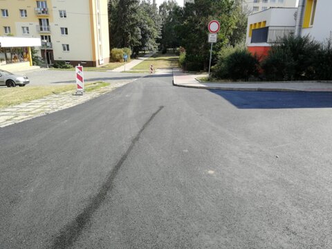 Rekonstrukce příjezdové komunikace k parkovišti před MŠ Luční